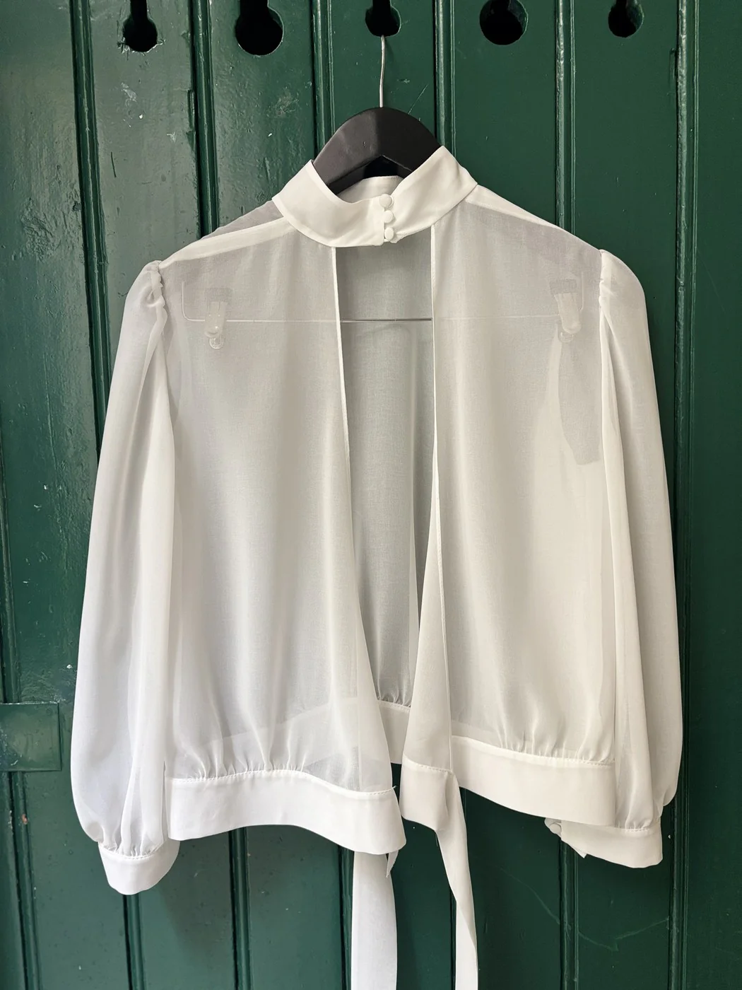 Haut De Mariée Andréa - Blanc Soie - Image 14