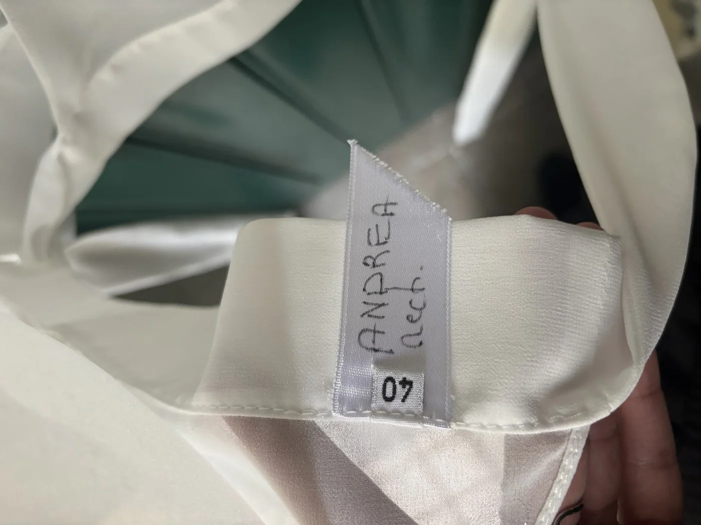 Haut De Mariée Andréa - Blanc Soie - Image 16