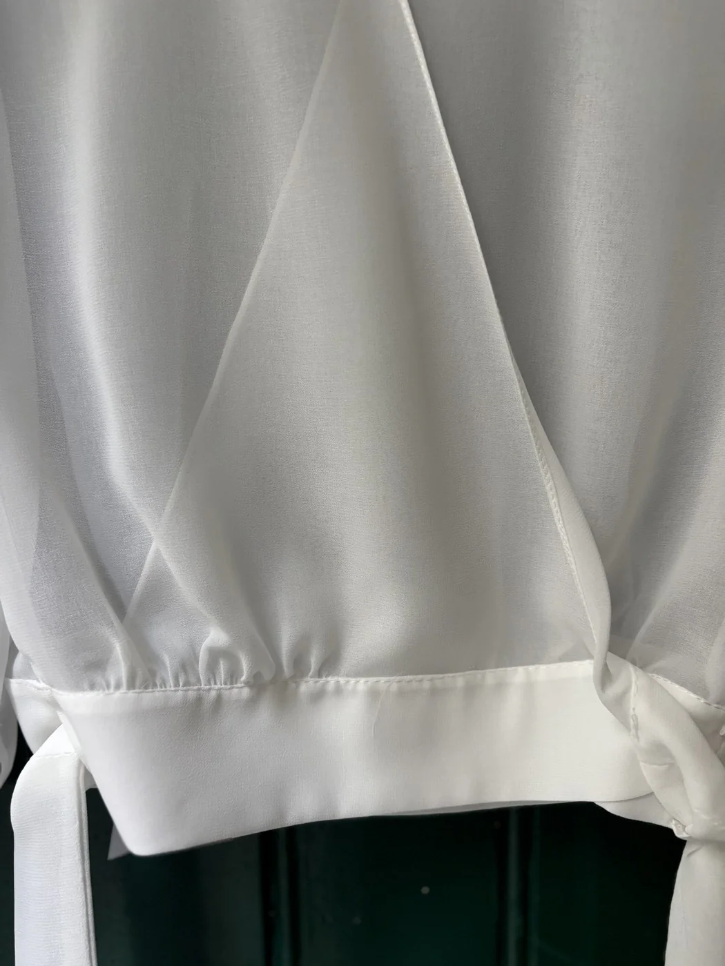 Haut De Mariée Andréa - Blanc Soie - Image 7