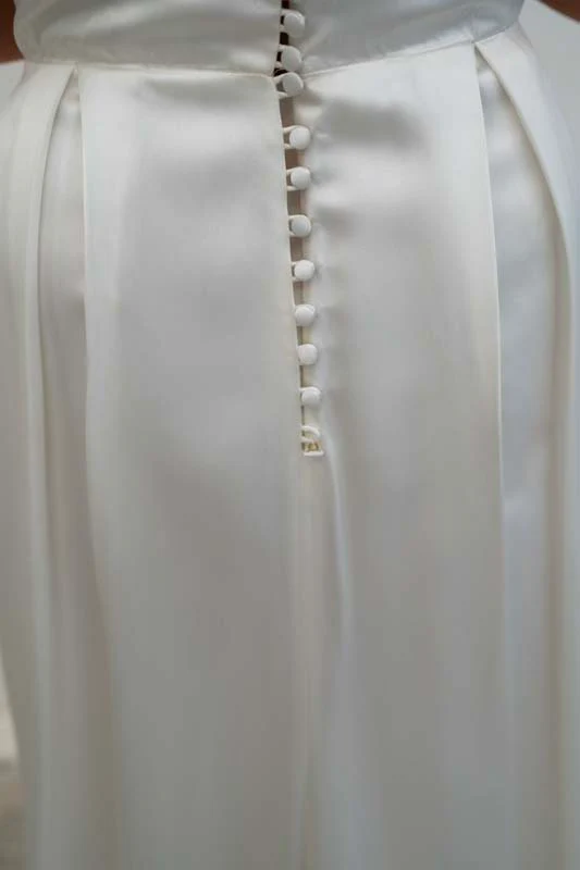 Robe De Mariée Adelaïde - Blanc Soie - Image 7