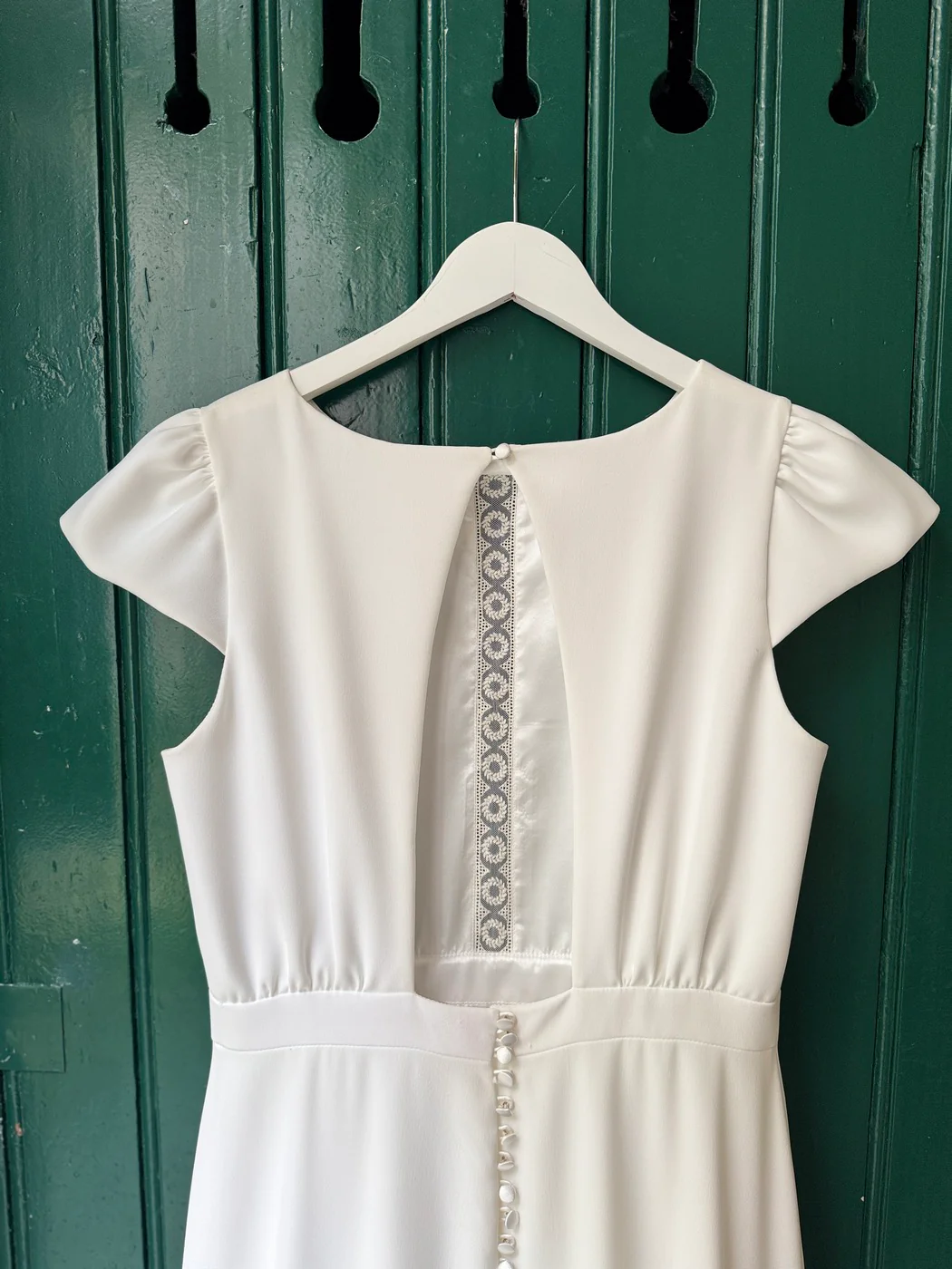 Robe De Mariée Agathe - Blanc Soie - Image 19