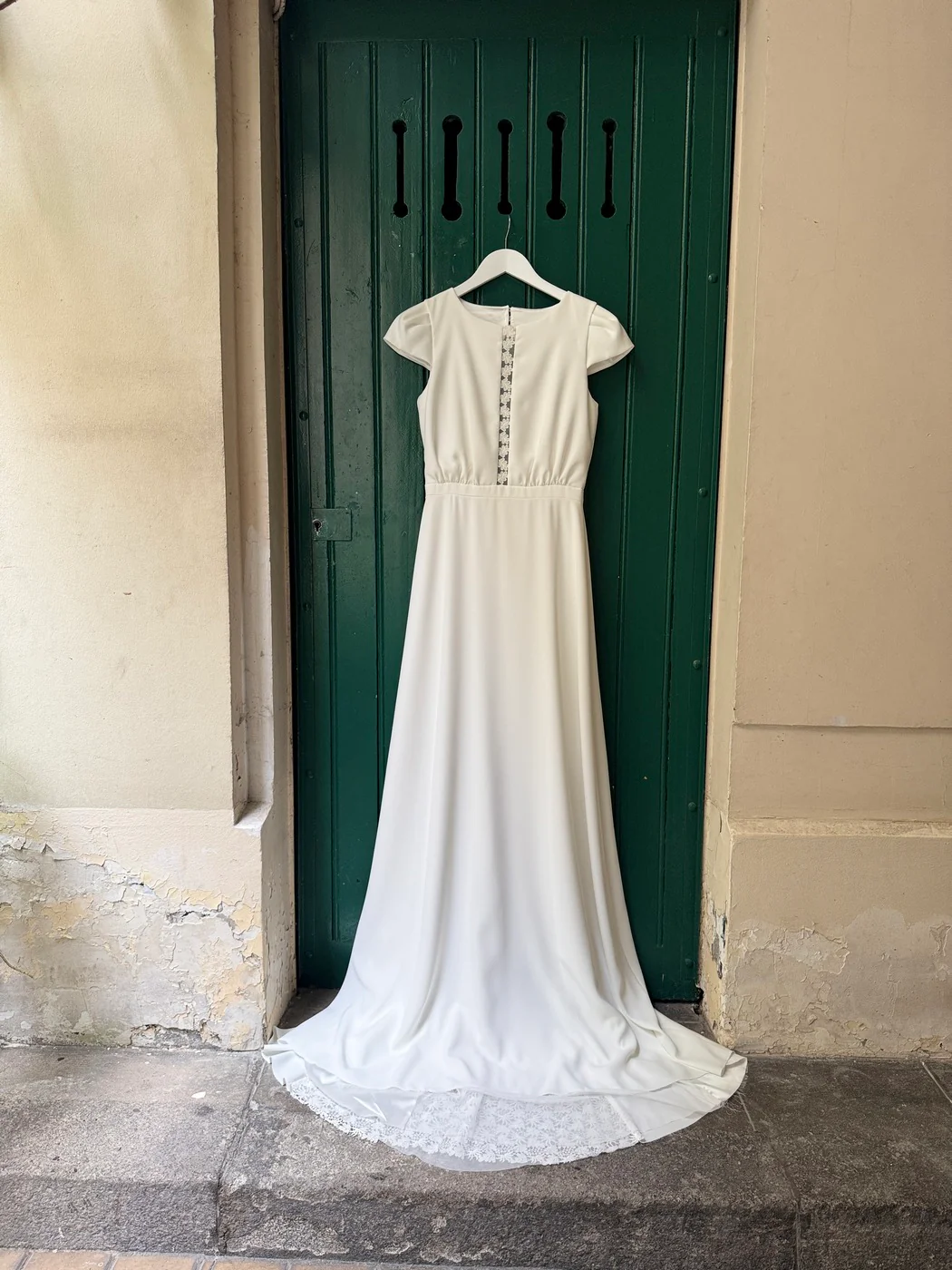 Robe De Mariée Agathe - Blanc Soie - Image 8