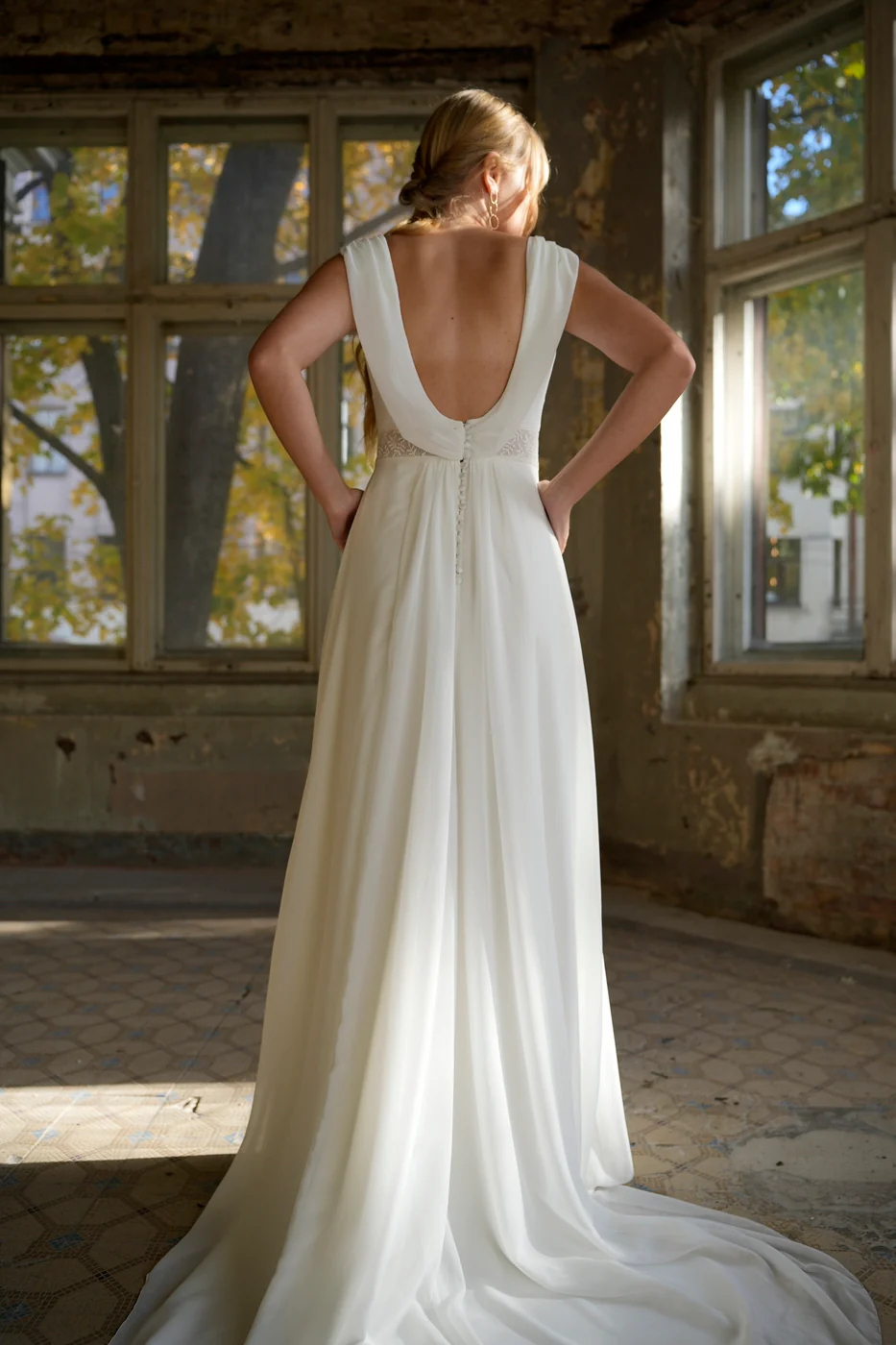 Robe De Mariée Albane - Blanc Soie - Image 10