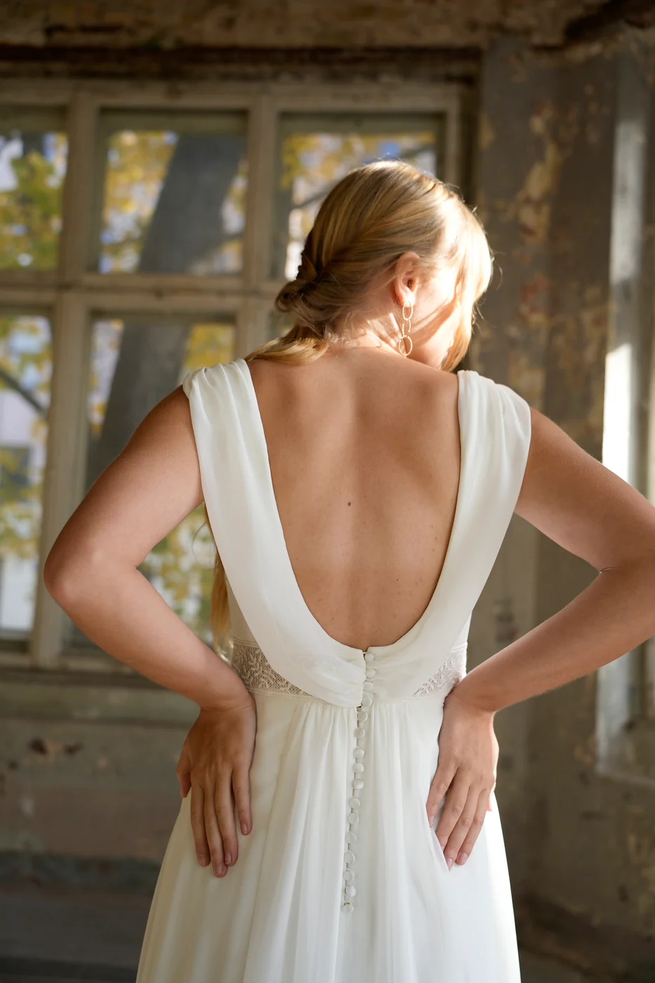 Robe De Mariée Albane - Blanc Soie - Image 11