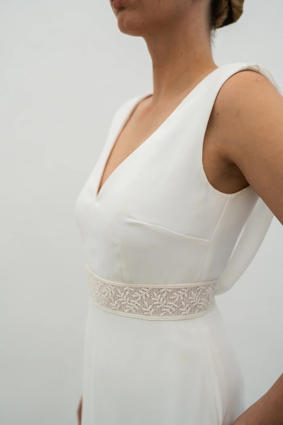 Robe De Mariée Albane - Blanc Soie - Image 25