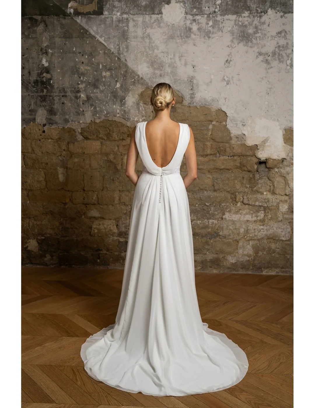 Robe De Mariée Albane - Blanc Soie - Image 29
