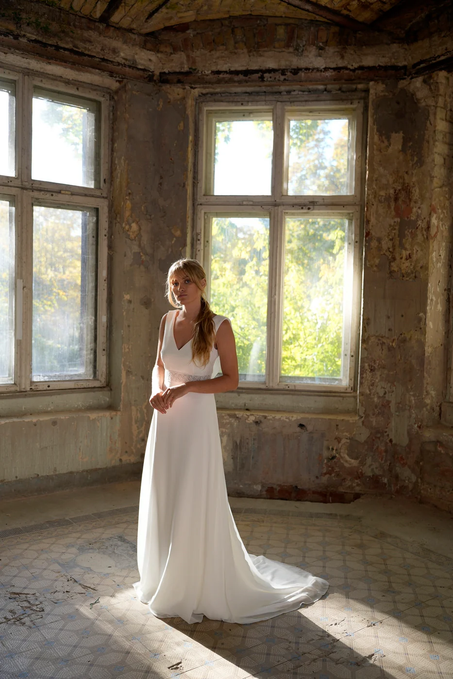 Robe De Mariée Albane - Blanc Soie - Image 3
