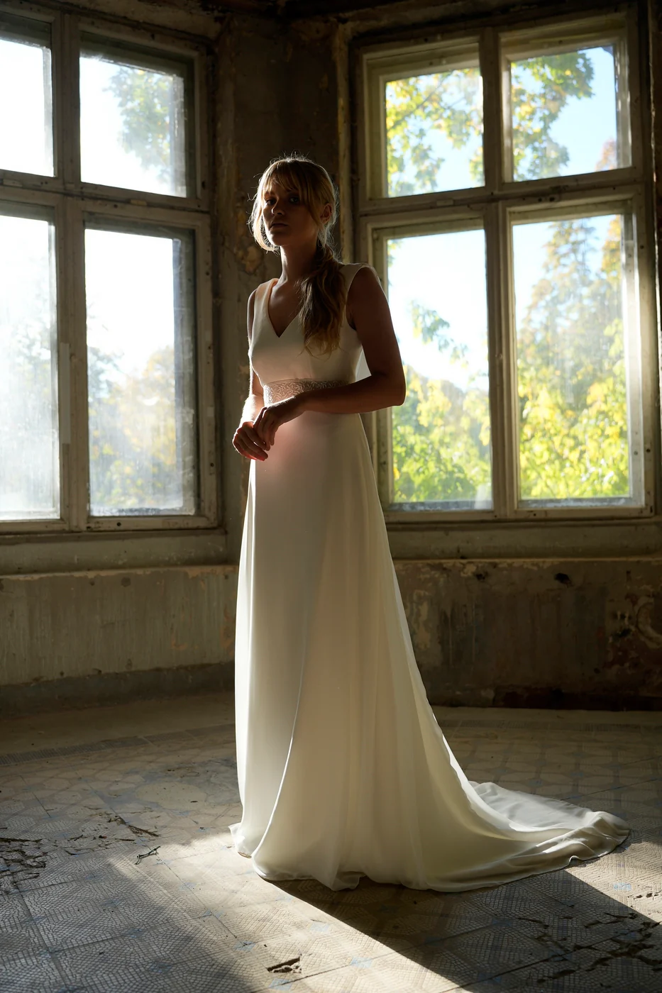 Robe De Mariée Albane - Blanc Soie - Image 4