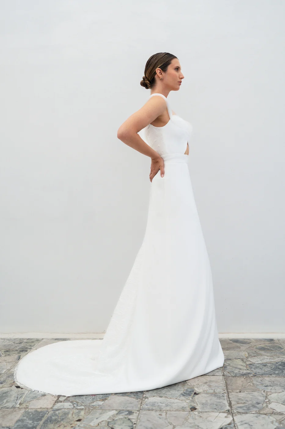 Robe De Mariée Ambre - Blanc Soie - Image 4