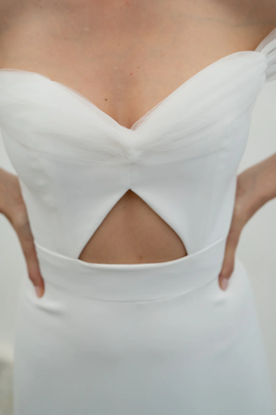 Robe De Mariée Ambre - Blanc Soie - Image 7
