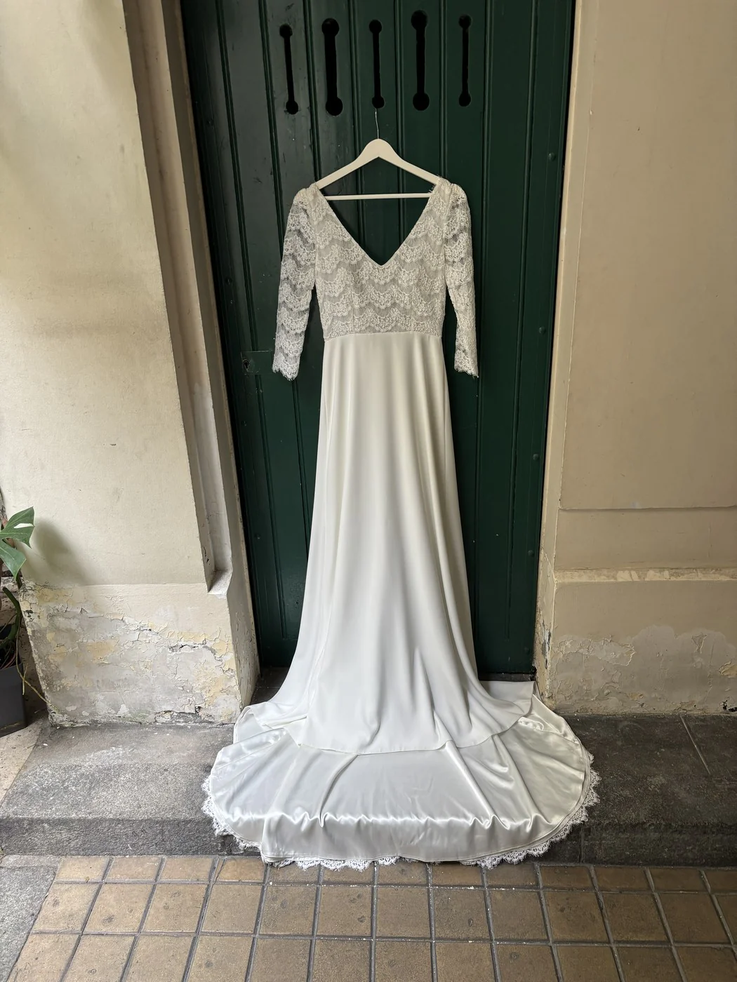 Robe De Mariée Anne - Blanc Soie - Image 3