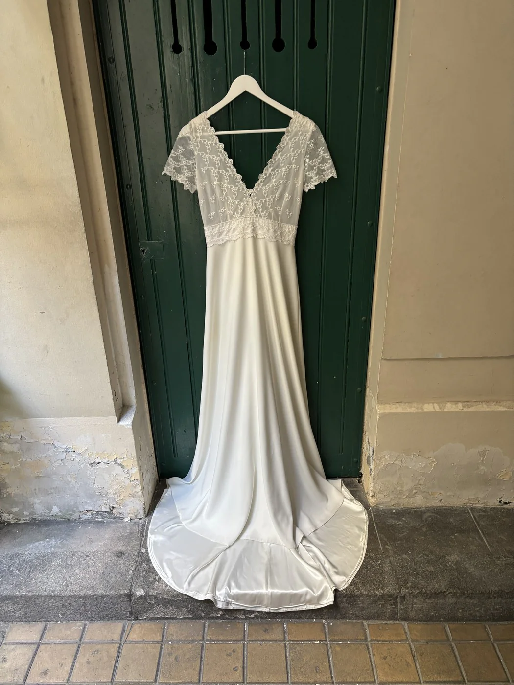 Robe De Mariée Anouck - Blanc Soie - Image 7