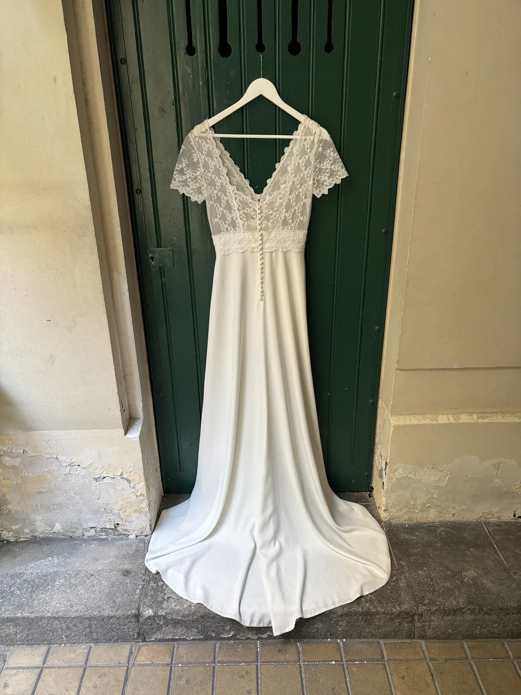 Robe De Mariée Anouck - Blanc Soie - Image 8