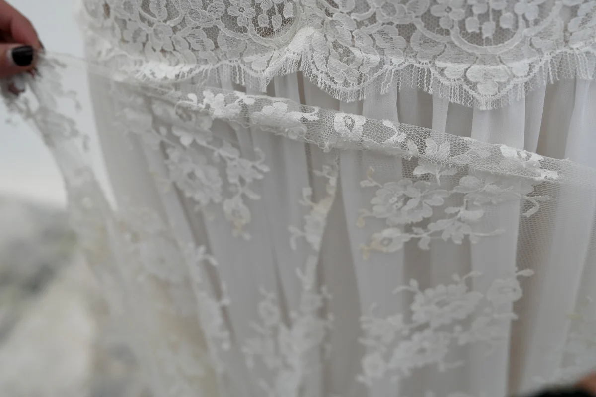 Robe De Mariée Apache - Blanc Soie - Image 11