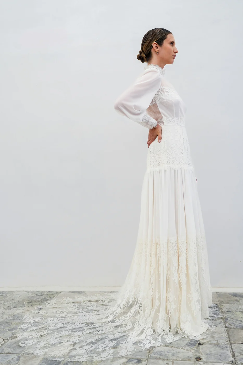 Robe De Mariée Apache - Blanc Soie - Image 2