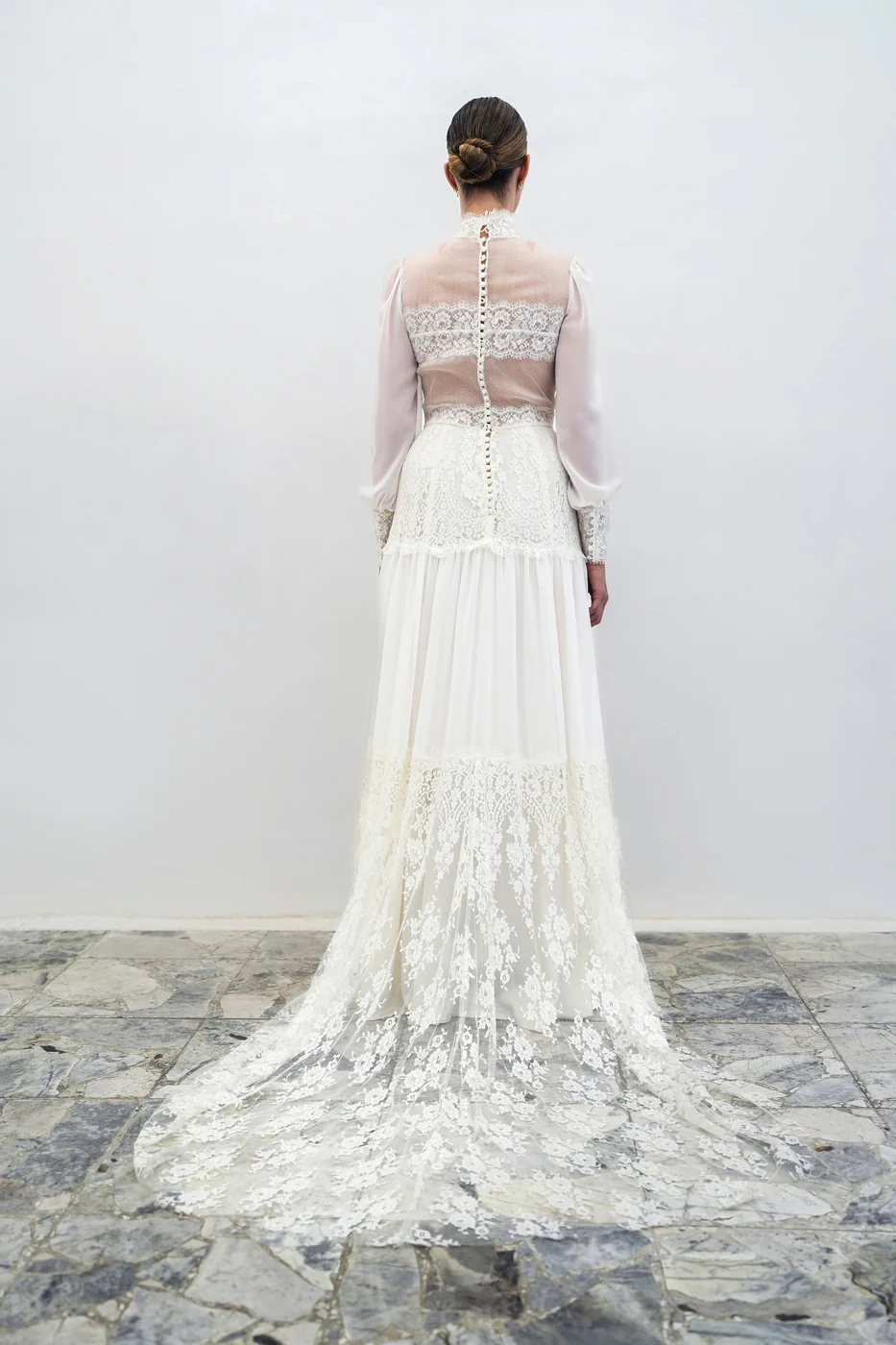 Robe De Mariée Apache - Blanc Soie - Image 3