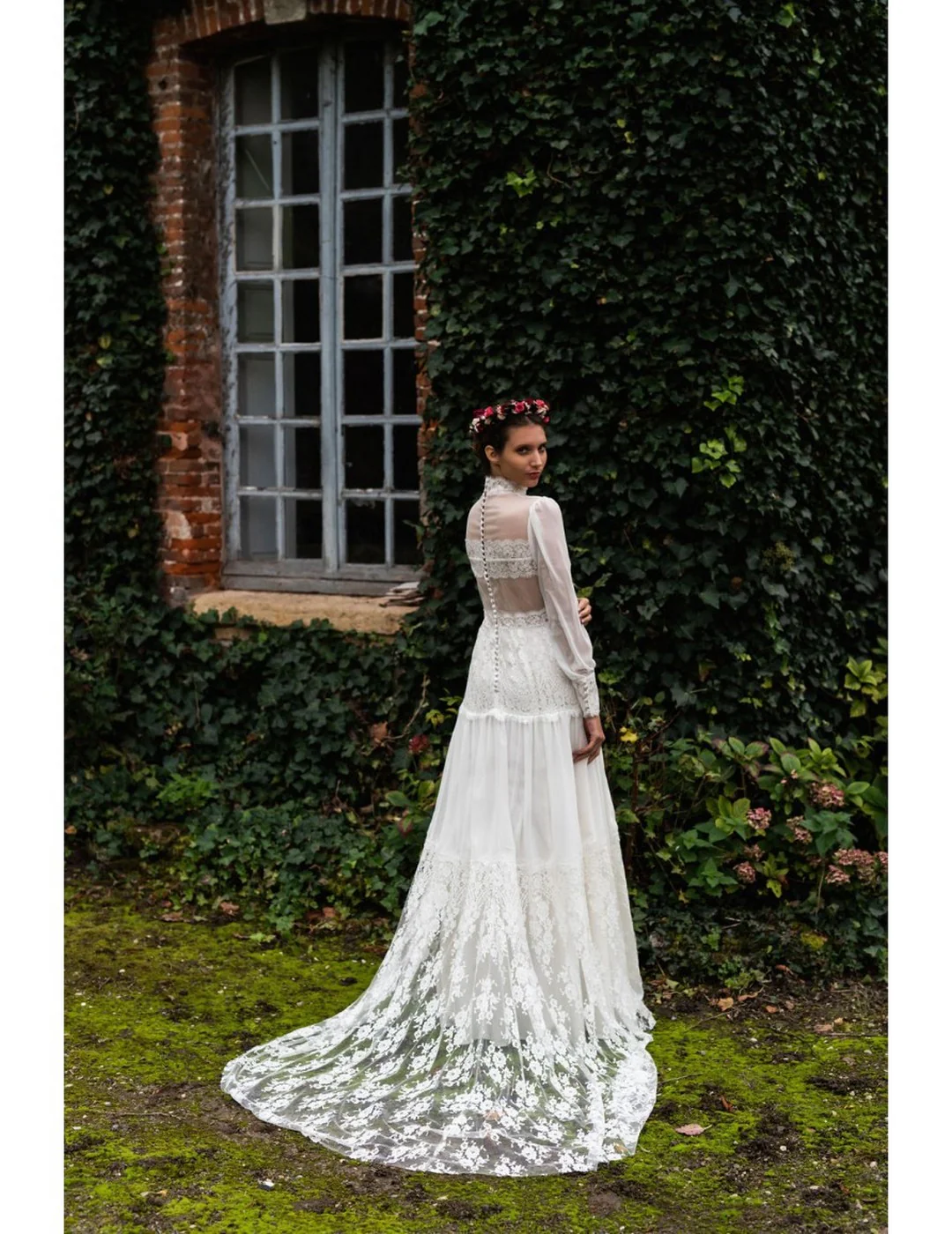 Robe De Mariée Apache - Blanc Soie - Image 8