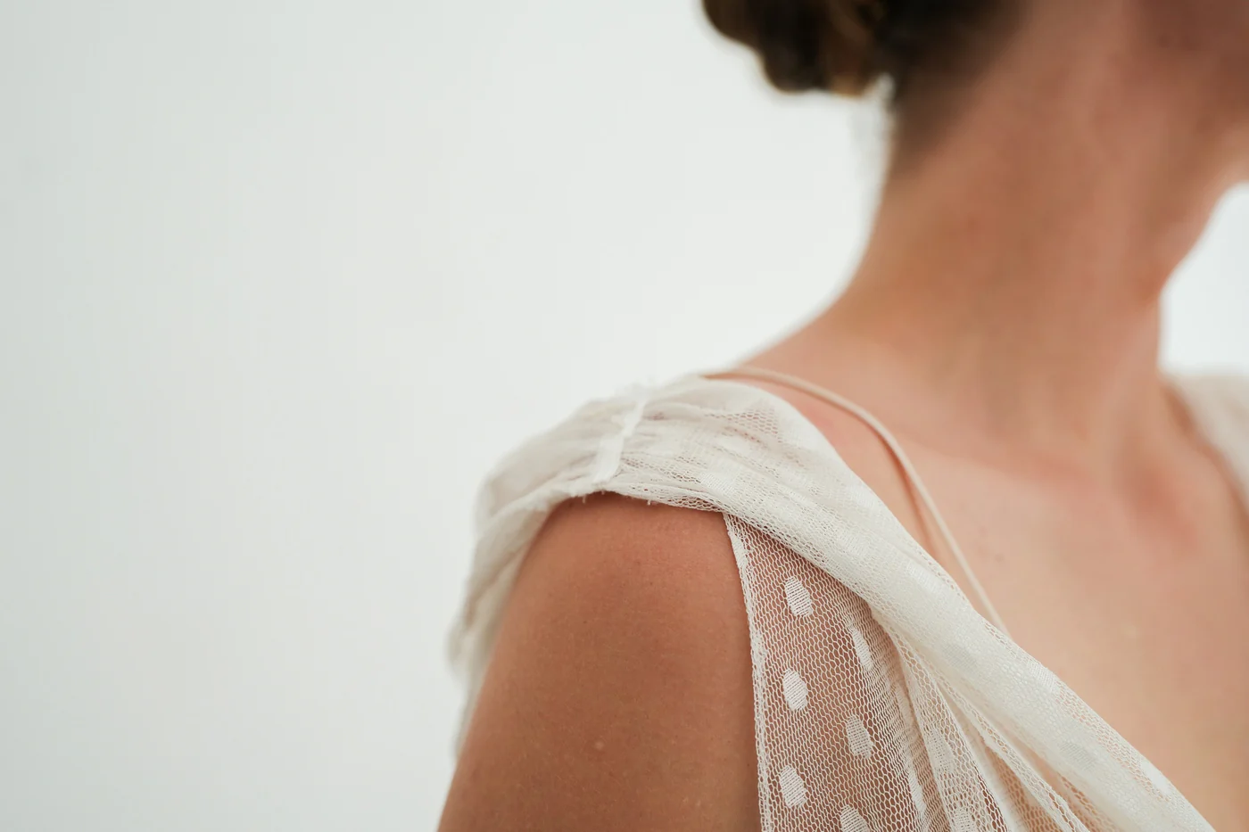 Robe De Mariée Athéna - Blanc Soie - Image 4