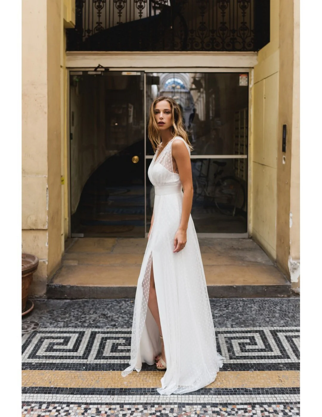 Robe De Mariée Athéna - Blanc Soie - Image 7