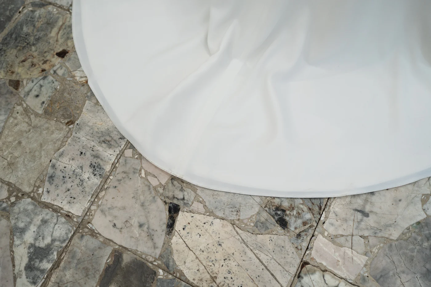 Robe De Mariée Aurore - Blanc Soie - Image 4