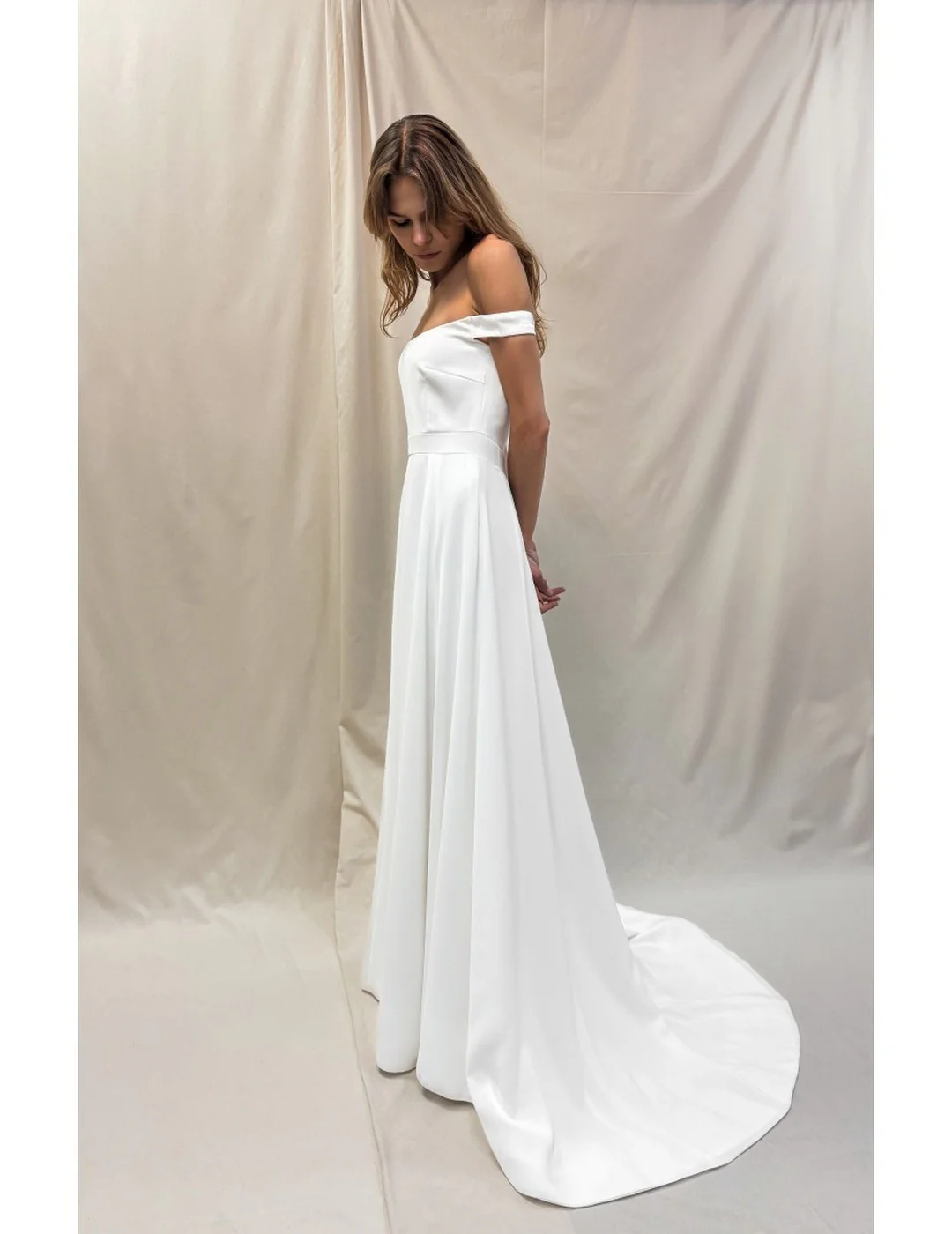 Robe De Mariée Aurore - Blanc Soie - Image 7
