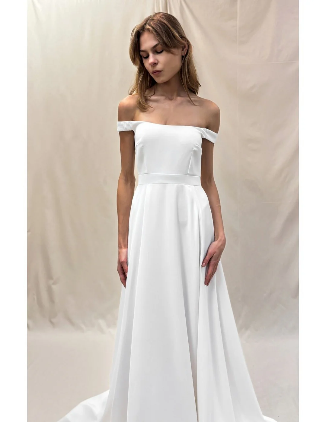 Robe De Mariée Aurore - Blanc Soie - Image 8
