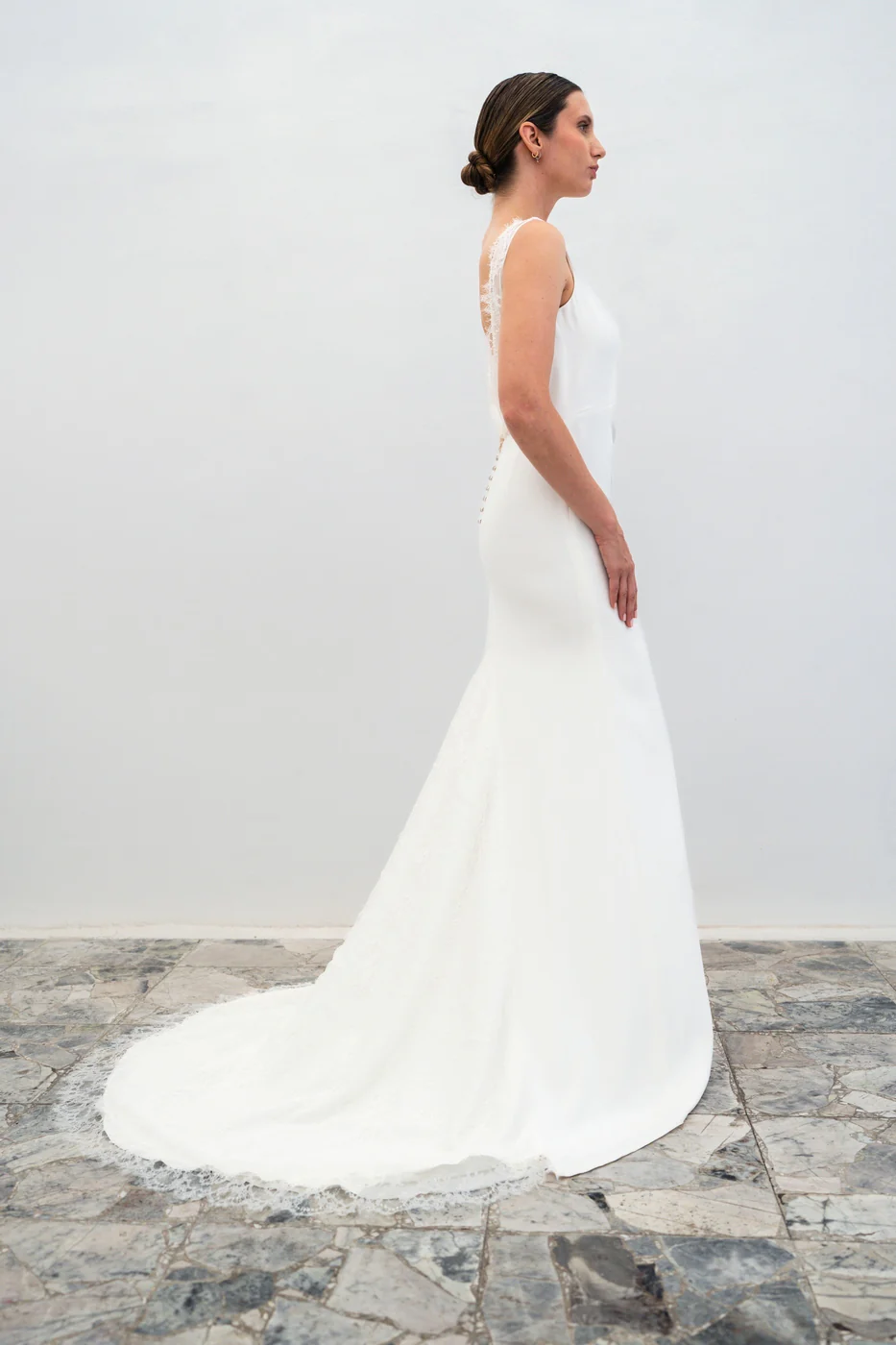 Robe De Mariée Blanche - Blanc Soie - Image 2