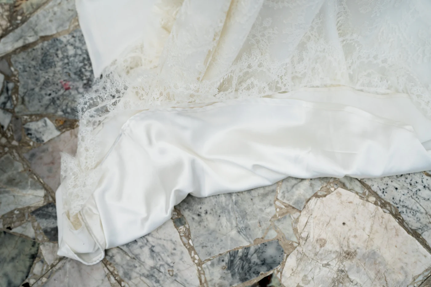 Robe De Mariée Blanche - Blanc Soie - Image 4