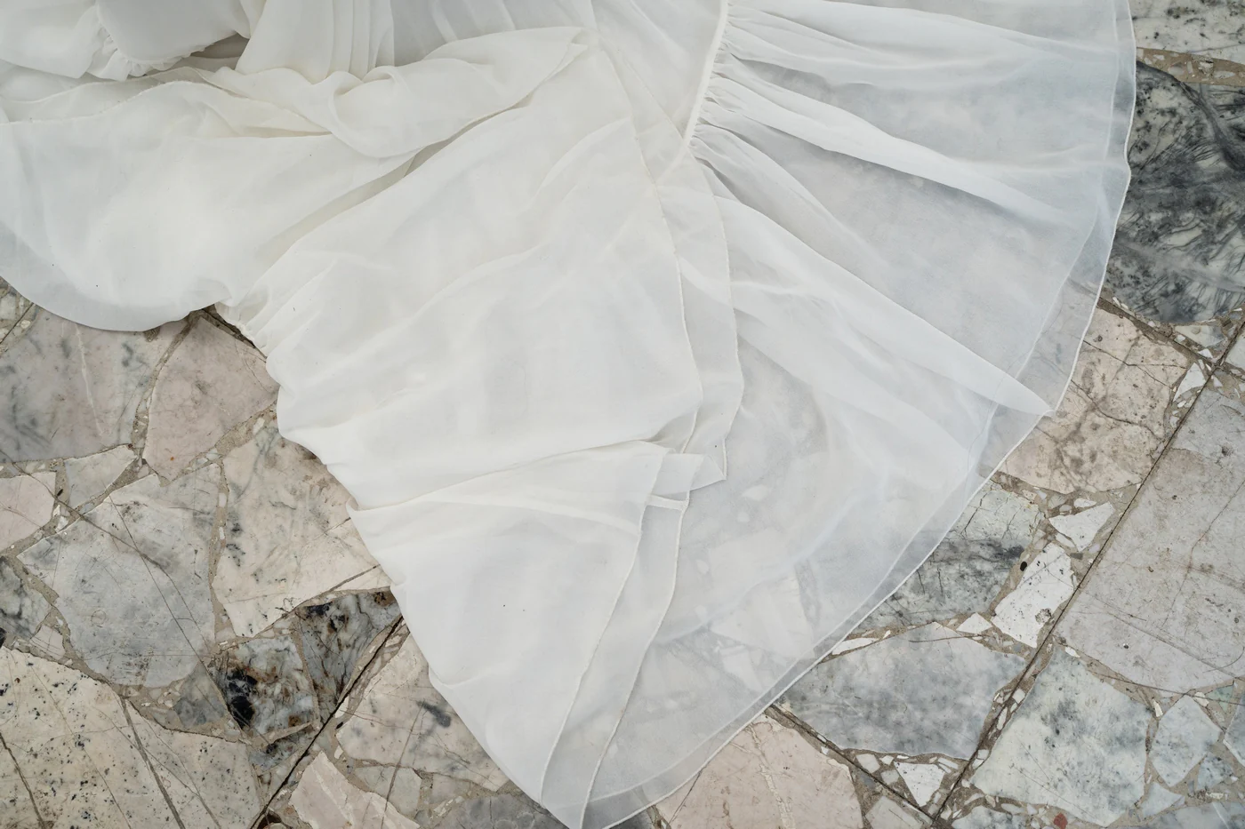 Robe De Mariée Clémence - Blanc Soie - Image 6