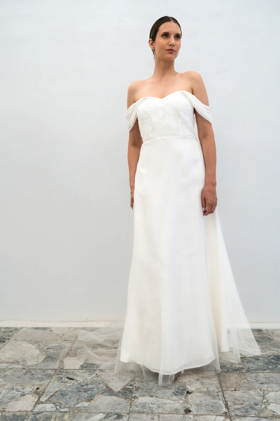 Robe De Mariée Diamant - Blanc Soie - Image 5