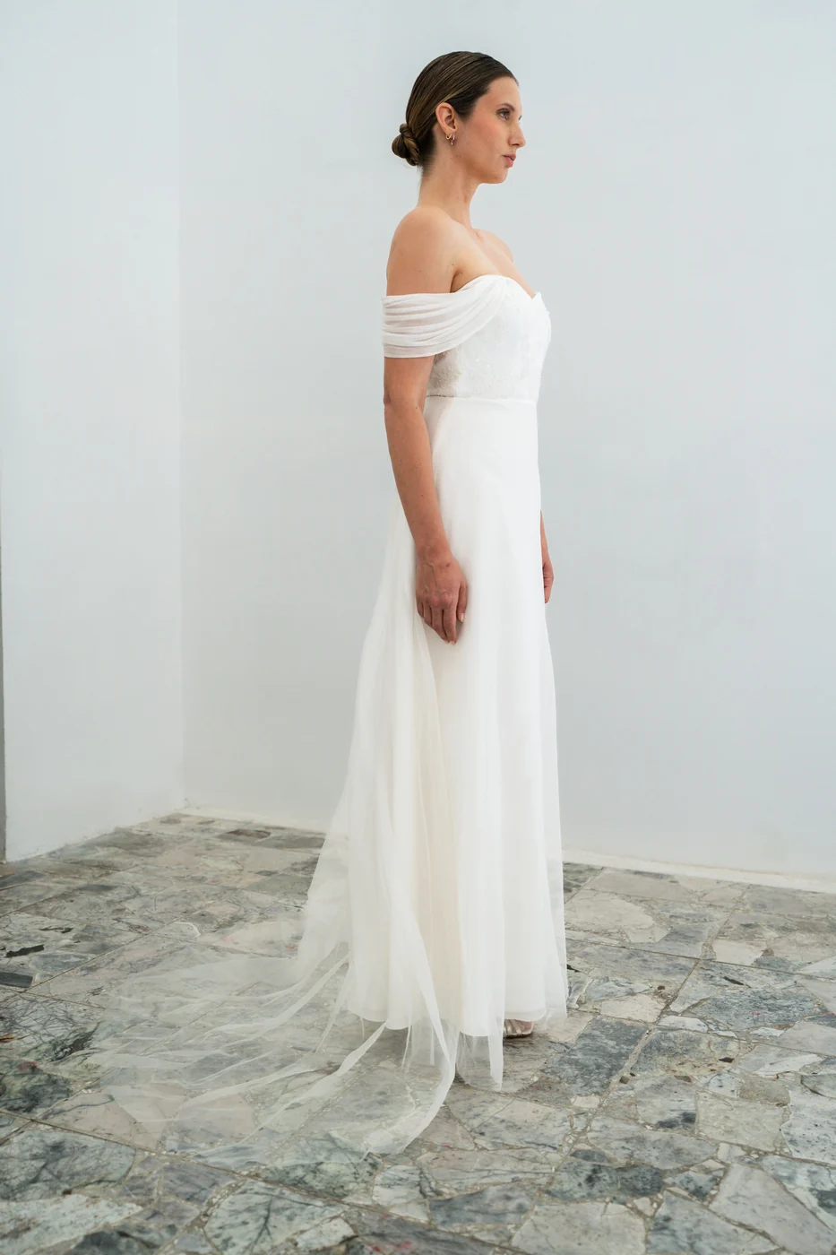 Robe De Mariée Diamant - Blanc Soie - Image 6