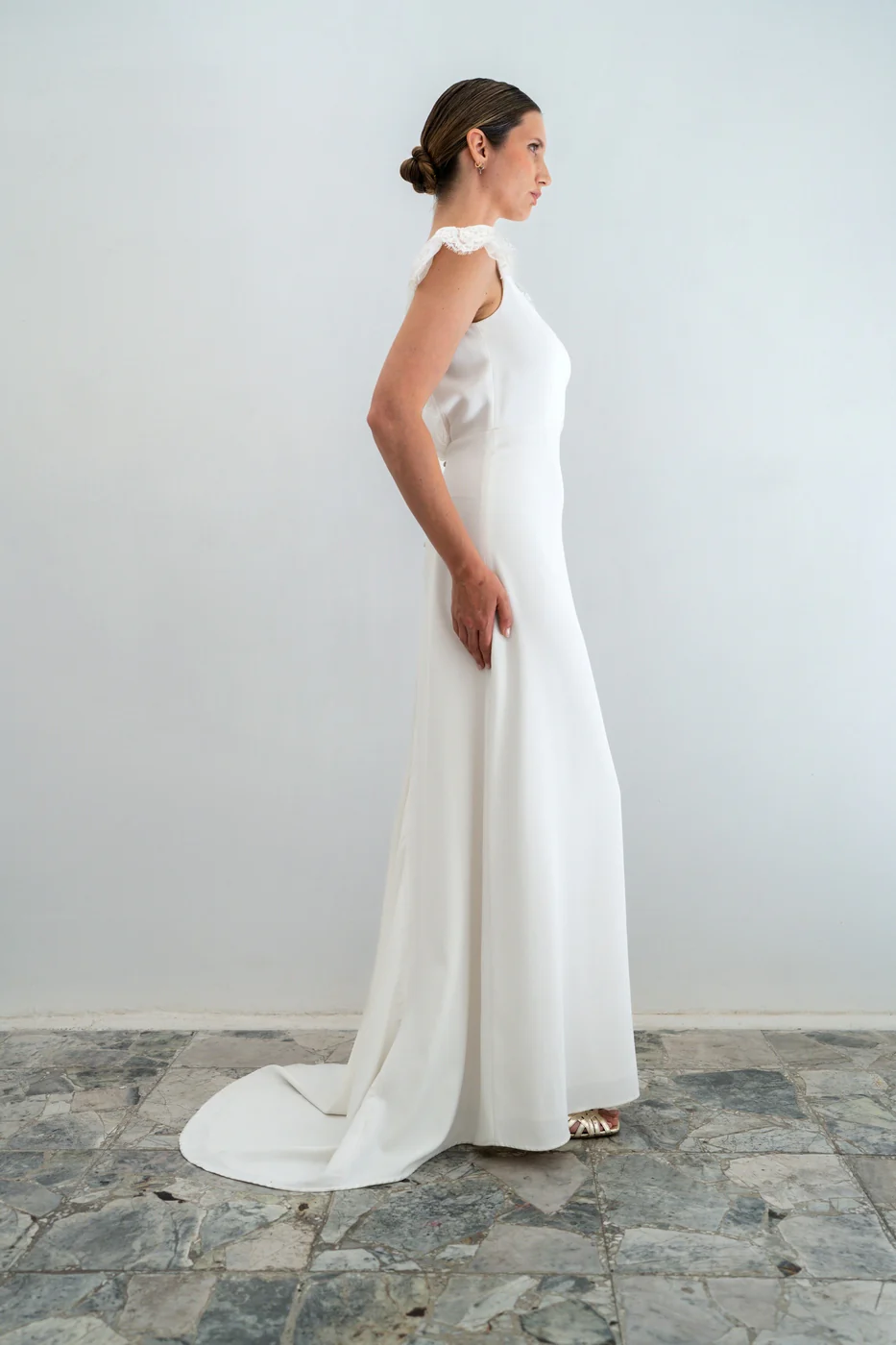 Robe De Mariée Ève - Blanc Soie - Image 5