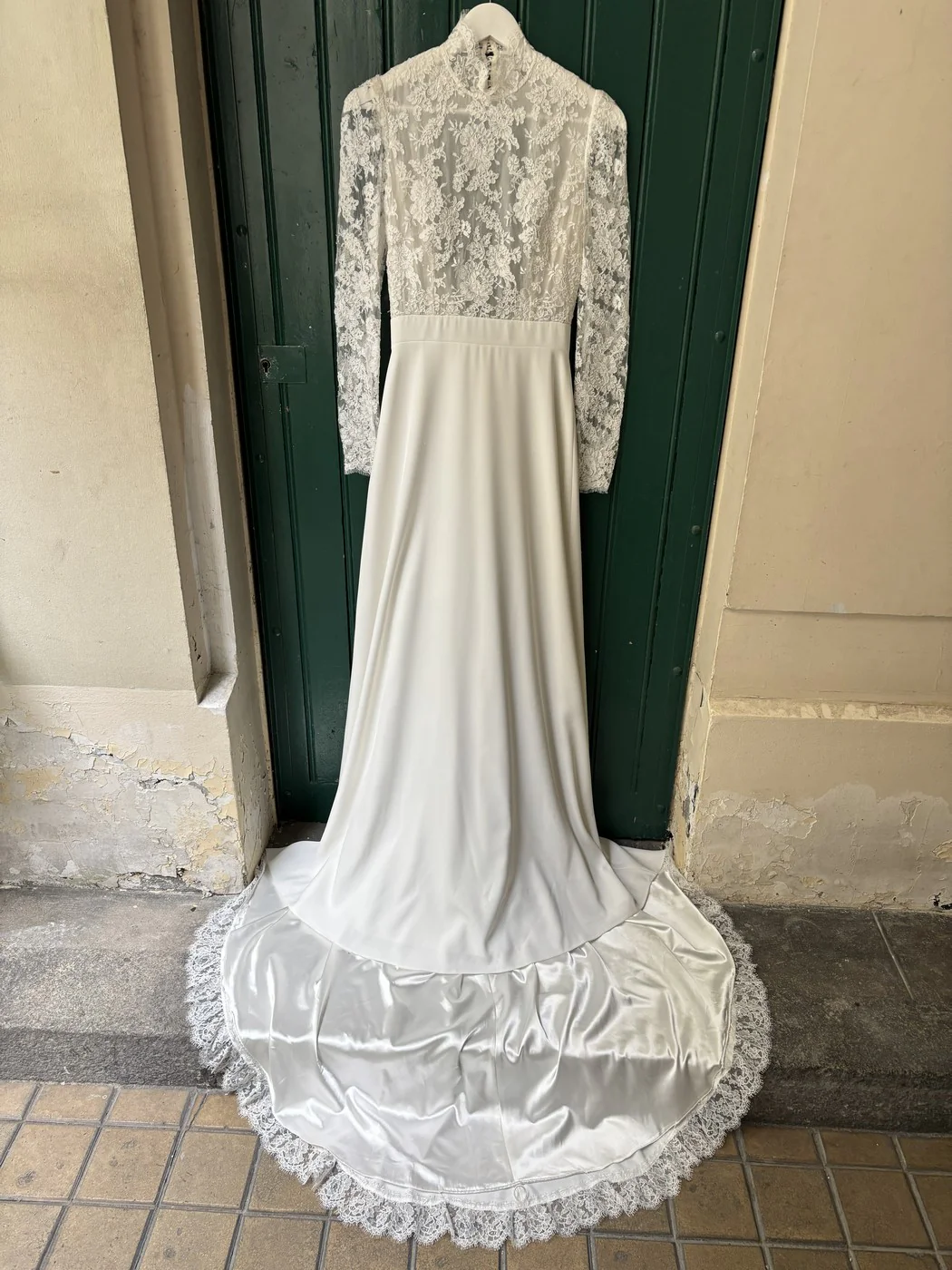 Robe De Mariée Ingrid - Blanc Soie - Image 17
