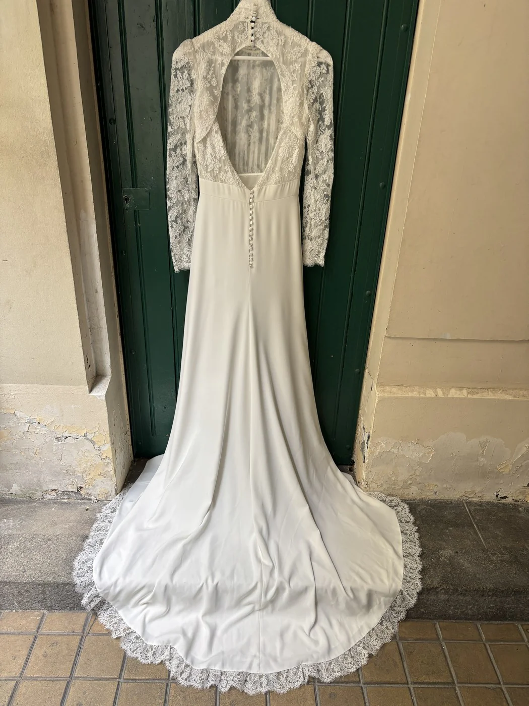 Robe De Mariée Ingrid - Blanc Soie - Image 18