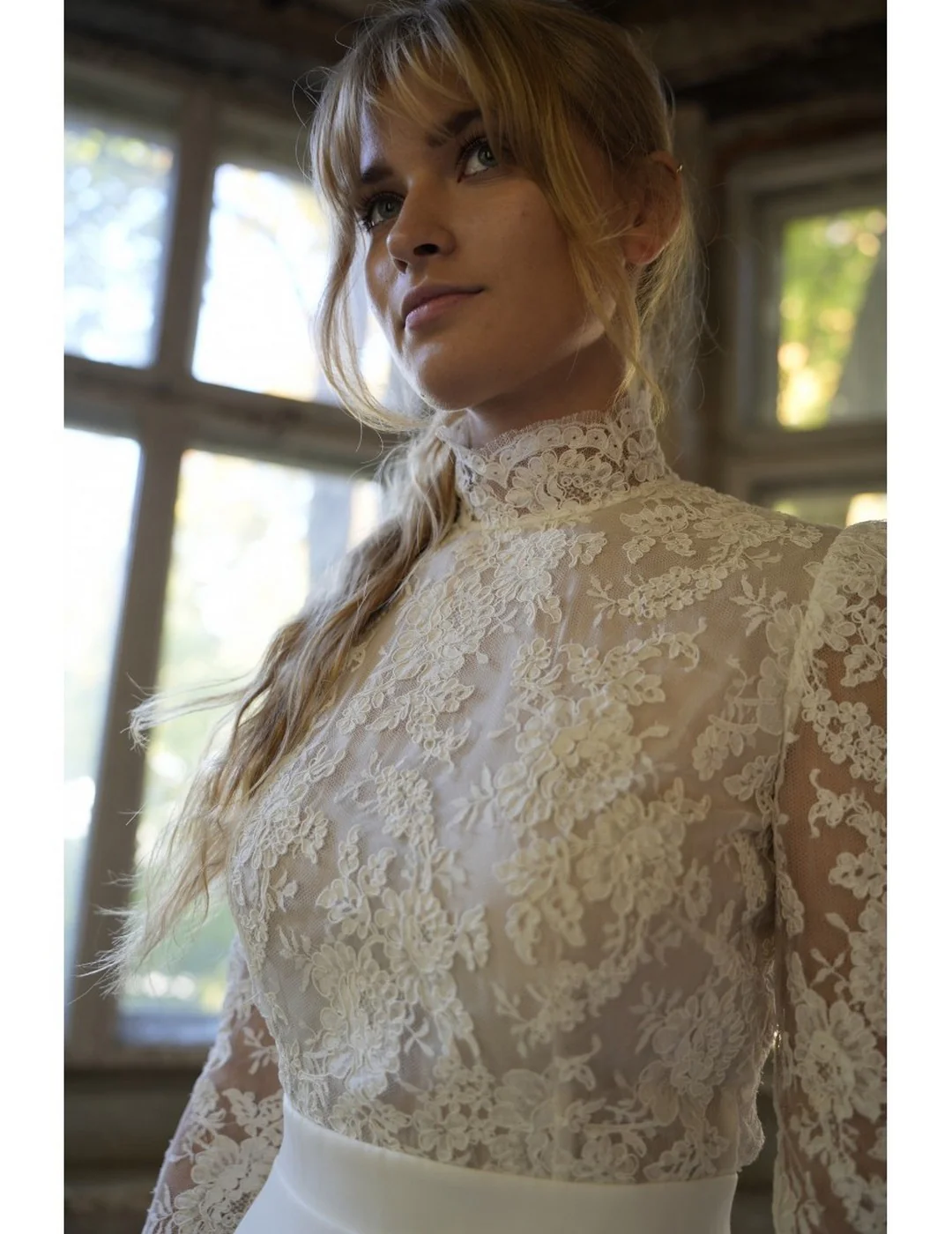 Robe De Mariée Ingrid - Blanc Soie - Image 22