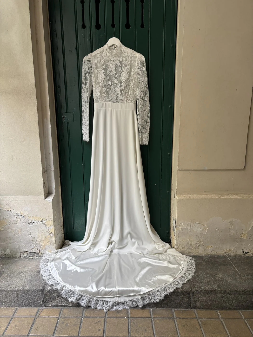 Robe De Mariée Ingrid - Blanc Soie - Image 8