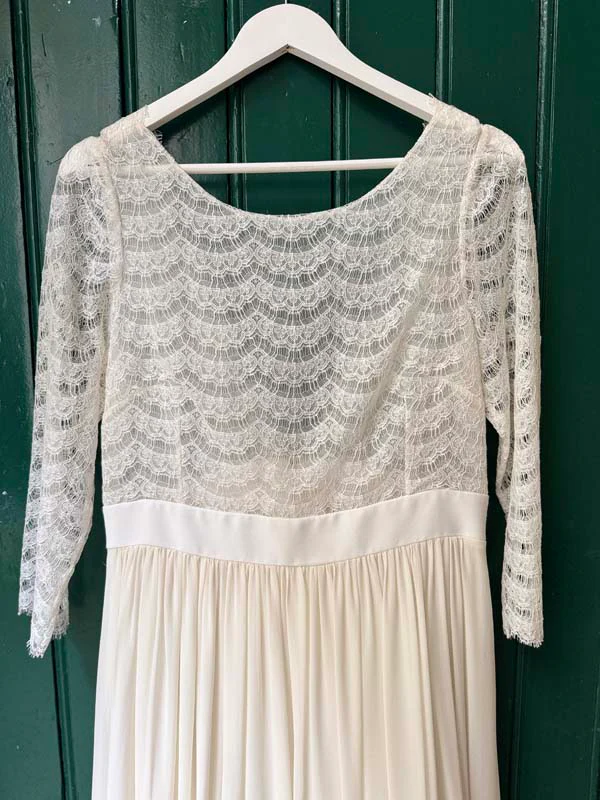 Robe De Mariée Joséphine - Blanc Soie - Image 15