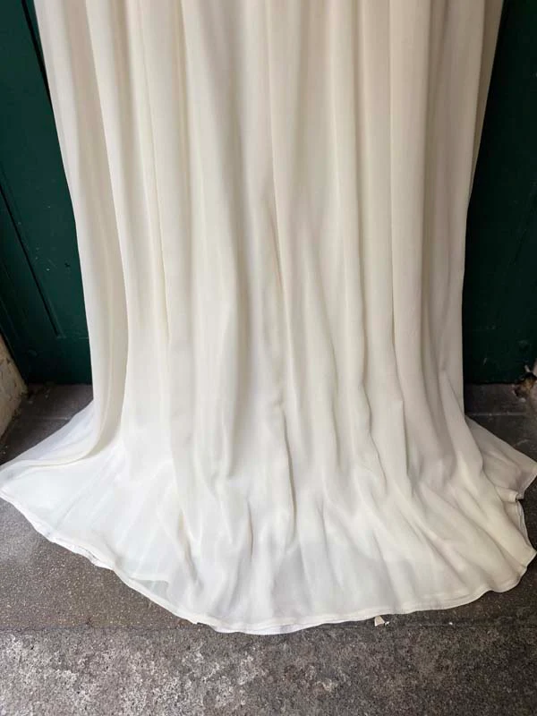 Robe De Mariée Joséphine - Blanc Soie - Image 18