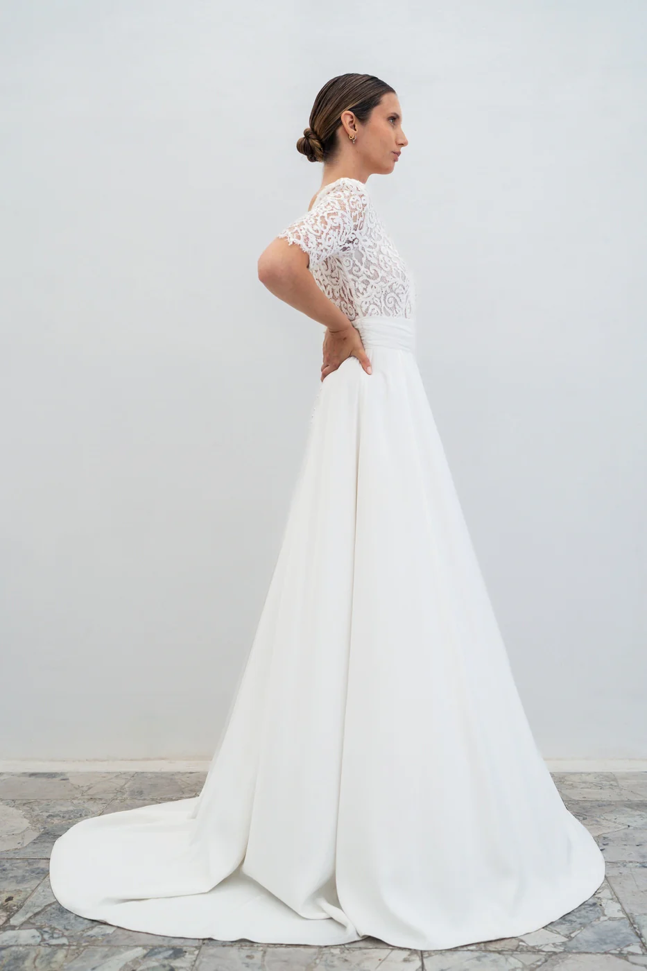 Robe De Mariée Julia - Blanc Soie - Image 2