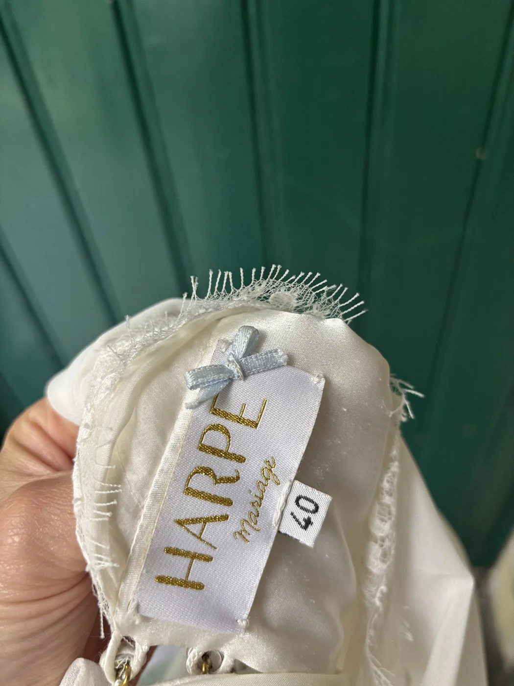 Robe De Mariée Léa - Blanc Soie - Image 3