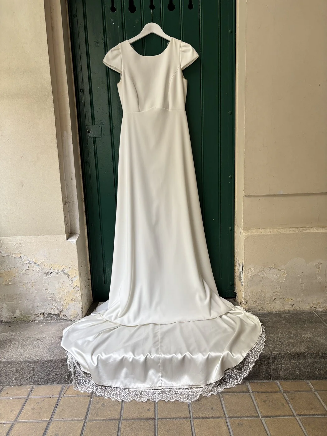 Robe De Mariée Léa - Blanc Soie - Image 5