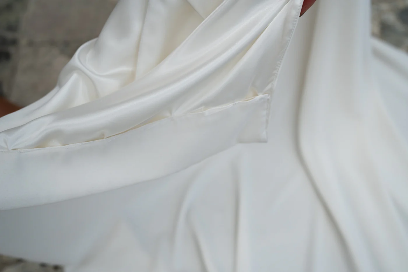 Robe De Mariée Lisa - Blanc Soie - Image 4