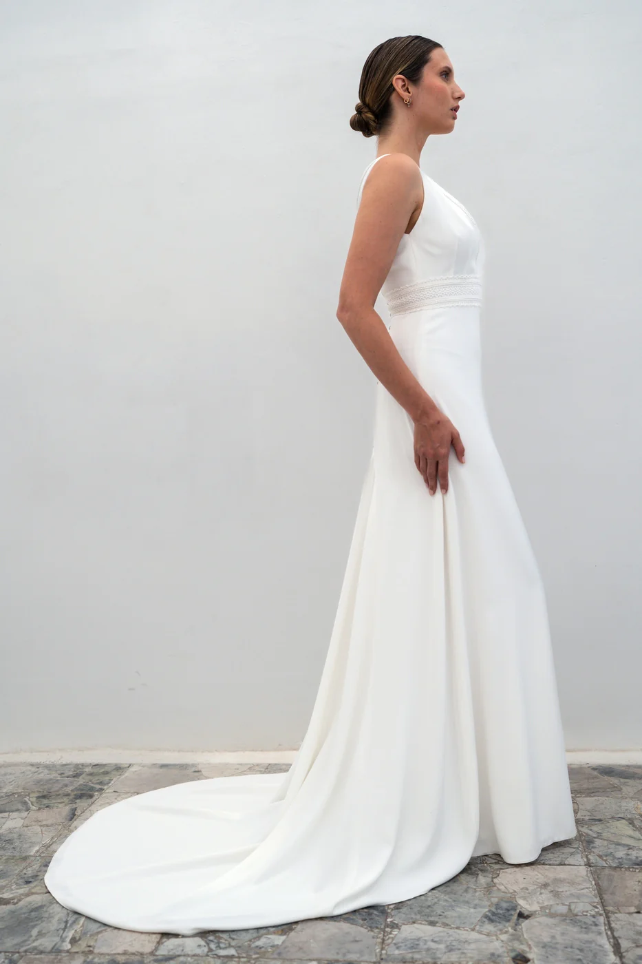Robe De Mariée Olympe - Blanc Soie - Image 5
