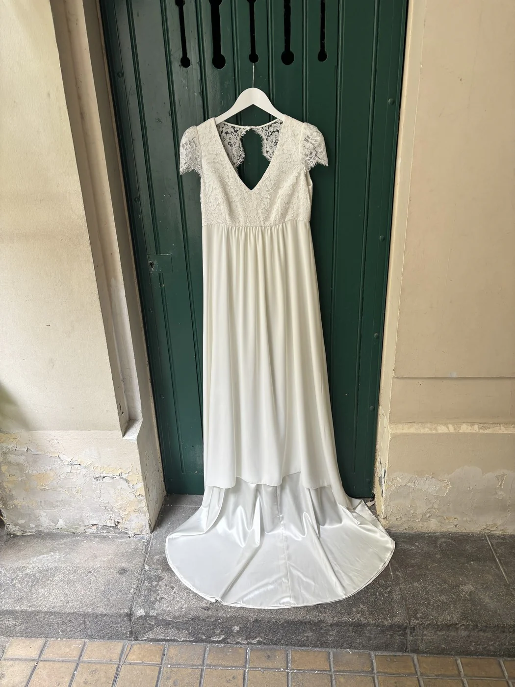 Robe De Mariée Paloma - Blanc Soie - Image 10