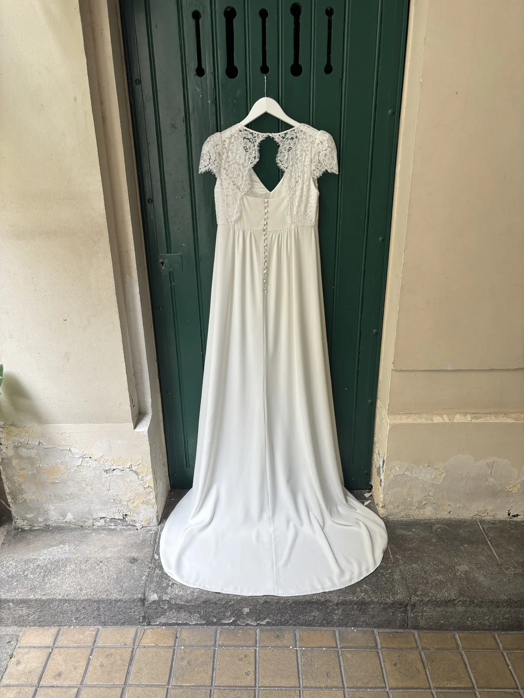 Robe De Mariée Paloma - Blanc Soie - Image 11