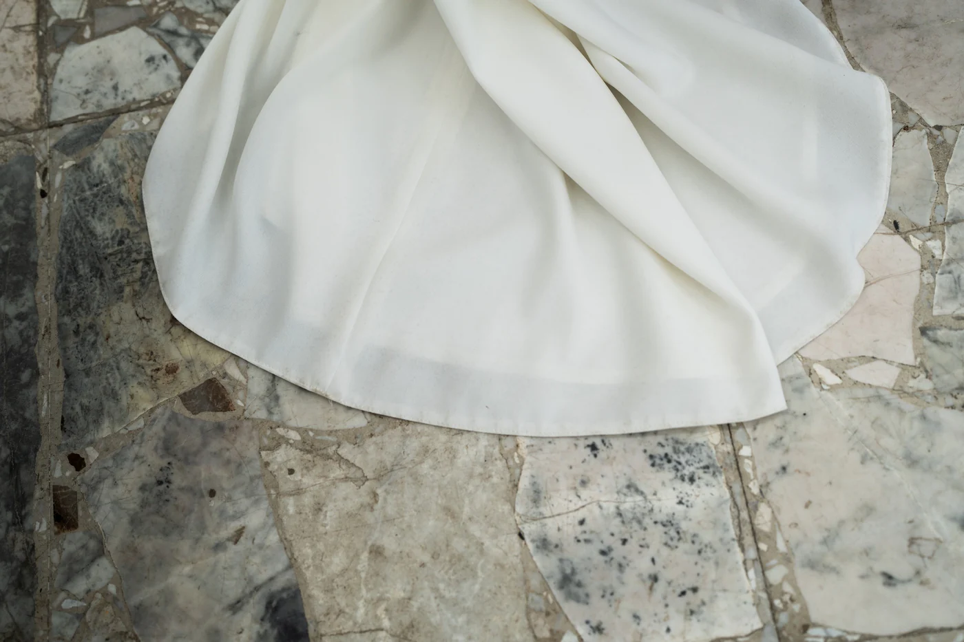Robe De Mariée Paloma - Blanc Soie - Image 8