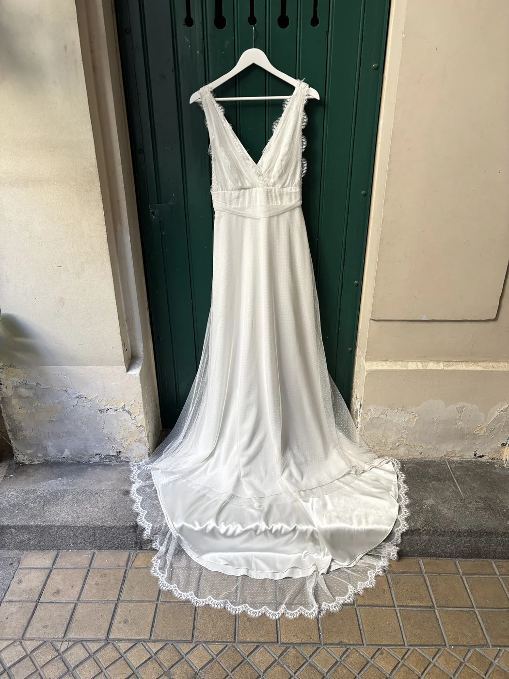 Robe De Mariée Pénélope - Blanc Soie - Image 10