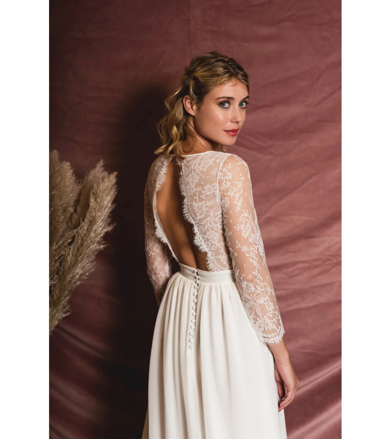 Robe De Mariée Princesse - Blanc - Image 3