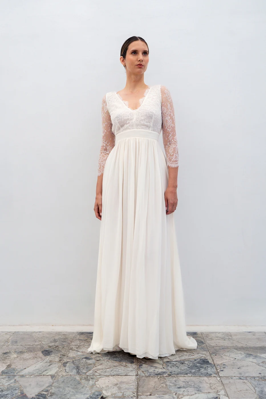 Robe De Mariée Princesse - Blanc - Image 4