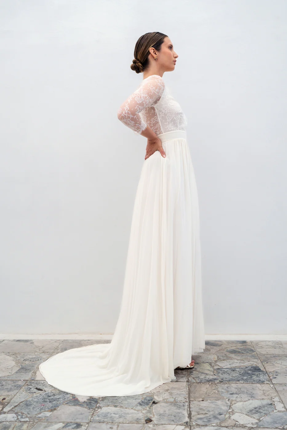 Robe De Mariée Princesse - Blanc - Image 5